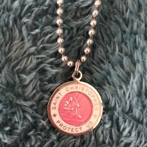 Saint Christopher •Protect Us• Necklace